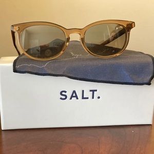 SALT New without tags sunglasses. Garland, Whiskey, glass amber polarized.